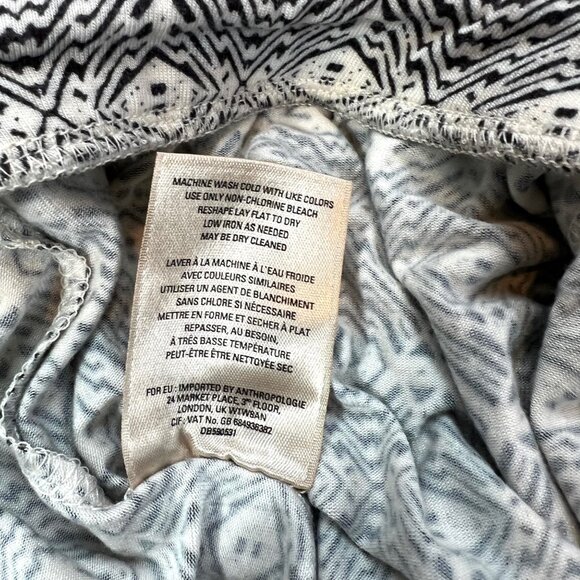 Anthropologie Maeve Jumpsuit L Jamie Print One-Shoulder Wide Leg Romper Sz Large - Picture 11 of 12